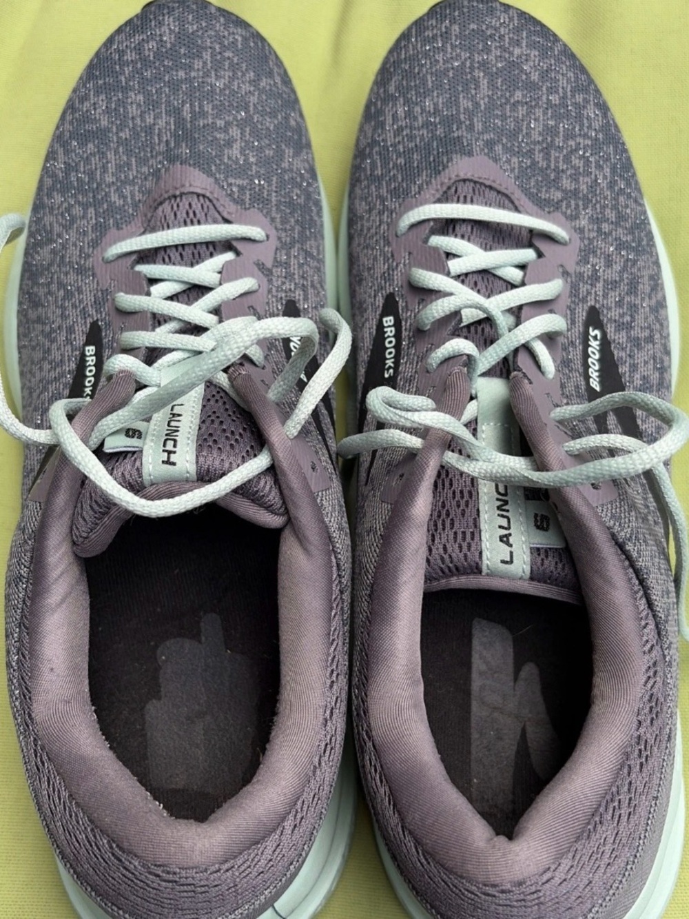 Brooks Launch 6 Women's Running Shoes 1202851B011 Gray Green Size 11.5 Medium - Picture 5 of 6